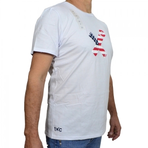 Camiseta Masculina Txc Estampada Branca 