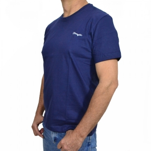 Camiseta Masculina Wrangler Lisa WM8100 Azul Marinho