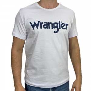 Camiseta Wrangler Branca Lancamento Original