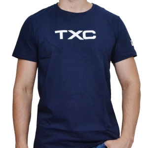 T Shirt Txc Masculina Azul Marinho Original 19744