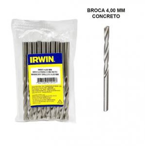 Kit Com 10 Brocas Widea Para Concreto 4mm x 5/32