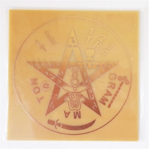 Placa Tetragrammaton M - Gráfico em Cobre