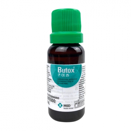 Butox 20ml Carrapaticida, Mosquicida E Sarnicida - Msd