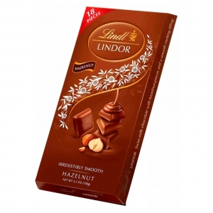 Chocolate Lindt Lindor Milk Hazelnut 100g