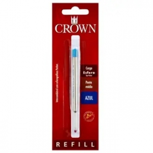 Refil para caneta tipo Parker - Azul - Un - Crown