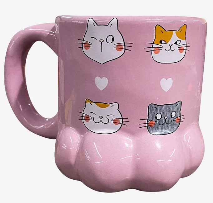 Caneca Formato 3d 350ml i Love Cats And Some - sem Gtin