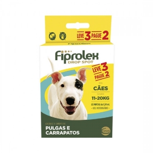 Fiprolex Cães 10 a 20 kg Combo 3 Pipetas - CEVA