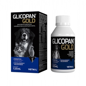 Glicopan Gold Líquido Cães E Gatos 125 Ml - Vetnil