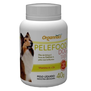 PeleFood Dog Tabs Suplemento Cães 20 Tabletes - Organnact