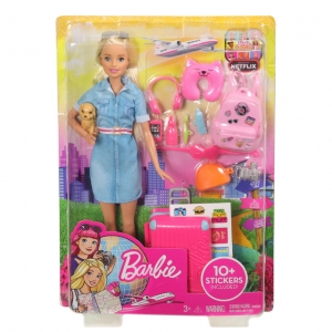 Boneca Explorar e Descobrir Barbie Viajeira - Mattel - FWV25