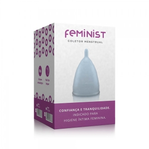 Kit Coletor Feminist Modelo B, Higienizador e Copo Esterilizador em Silicone