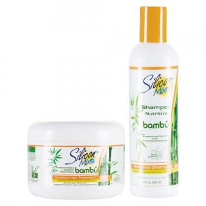 Kit Silicon Mix Bambú Máscara 225g + Shampoo 473ml