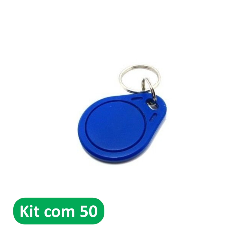 Kit com 50 Chaveiro RFID