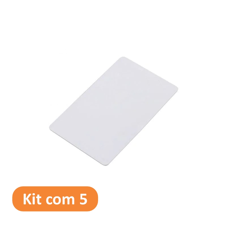 Kit com 5 Cartão RFID