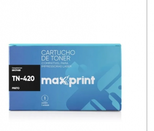 Toner Compatível Brother TN-420 Preto MAXPRINT