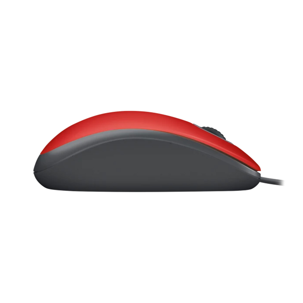 Mouse Óptico LOGITECH M110 Silent USB 1000 dpi Clique Silencioso Vermelho - Foto 3