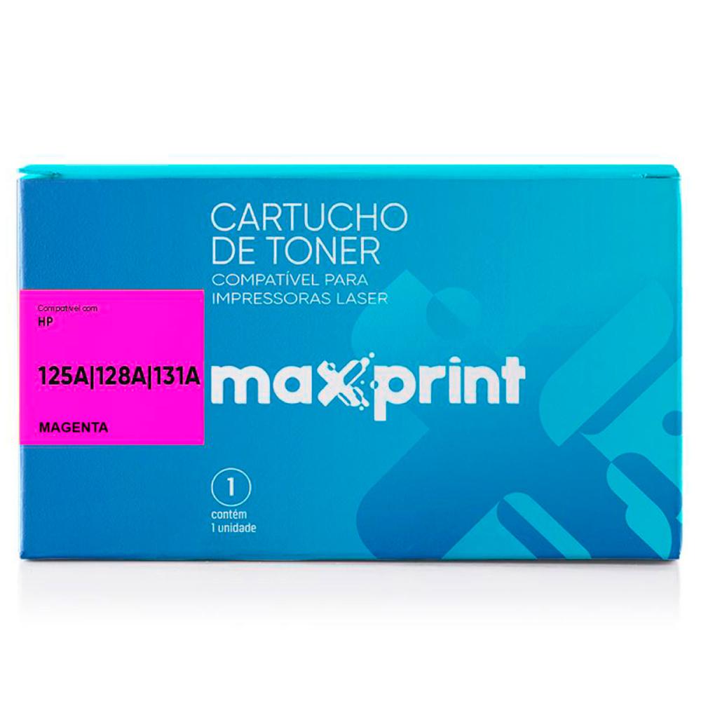 Toner Compatível HP 125/128/131A Magenta MAXPRINT - Foto 0