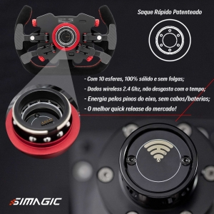 Kit Base Alpha 15 Nm Direct Drive  + Volante GTC - Simagic