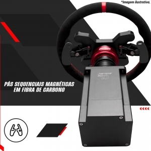 Base Alpha 15 Nm Direct Drive  + Volante GT1 Alcantara - Simagic