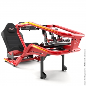 Cockpit Fórmula FX1 Vermelho