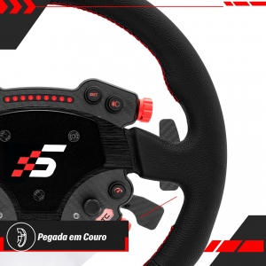 GTPRO Round Couro - Volante Sport Add-on Simagic