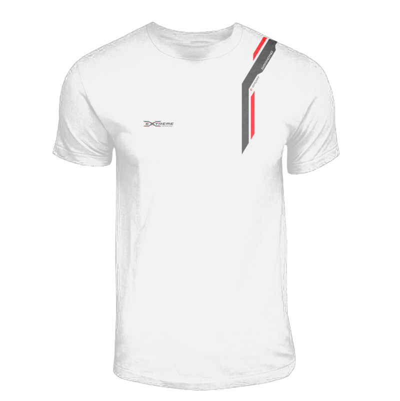 Camiseta Extreme eSports SimRacing 100% Algodão - Branca