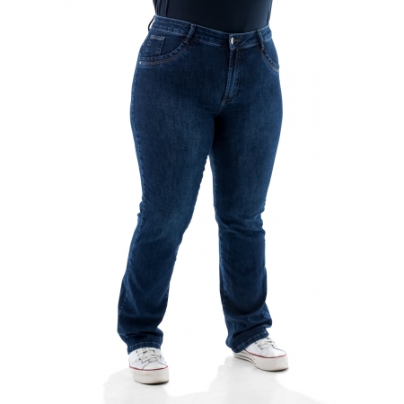 Calça Jeans Feminina Arauto Clássica com Recorte no Bolso