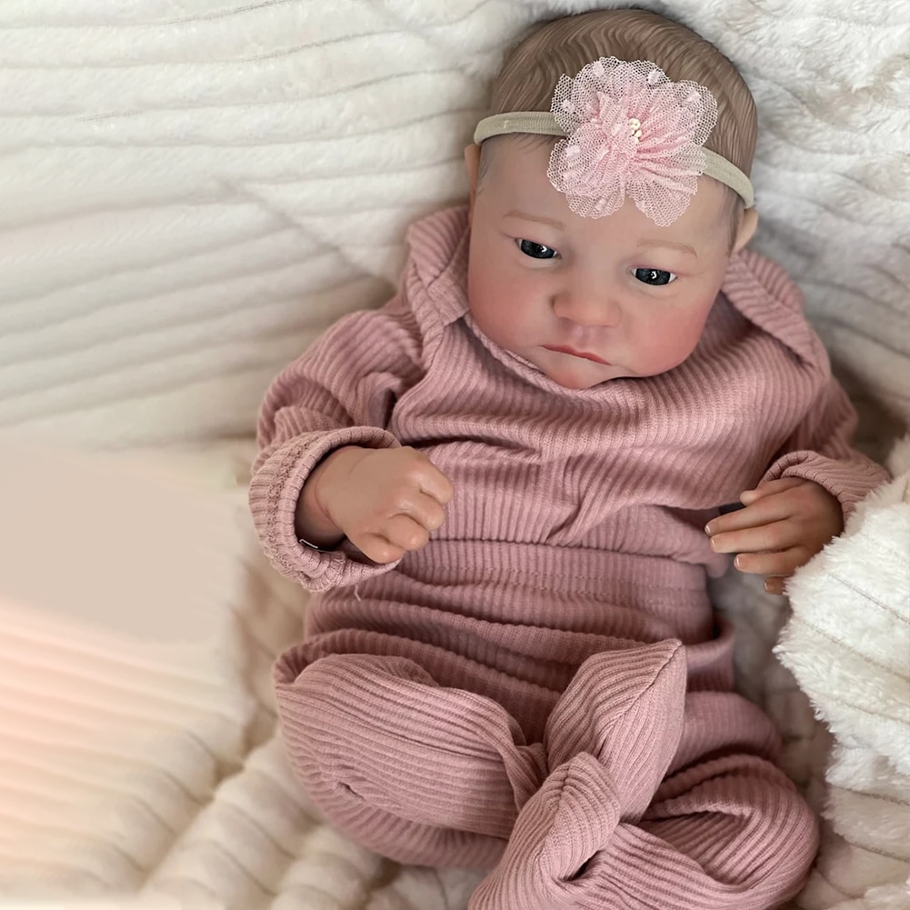 Bebê recém-nascidos da pele 3d bonecas veias visíveis