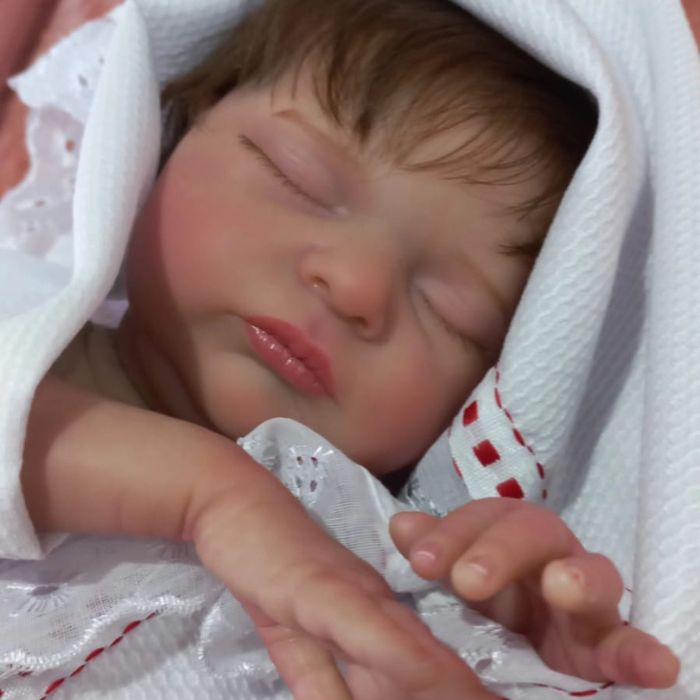 Bebê Reborn Laura Pintura 3D- Artesanal- 50 cm