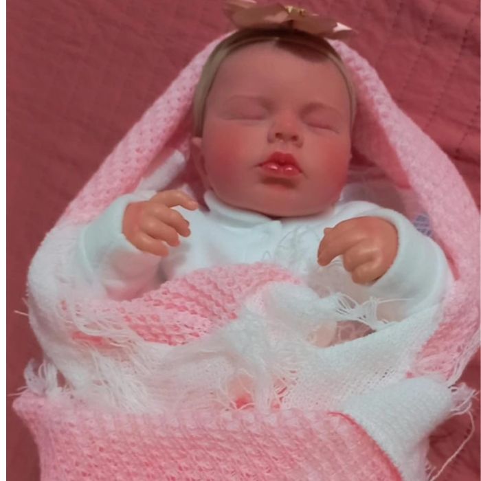Bebê reborn Realista- Recém nascida - Menina Alice