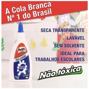 Cola Branca Lavavel Tenaz Pritt - Henkel 