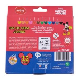 Giz de Cera Jumbo Mickey Mouse (Ref.: 22647) - Molin