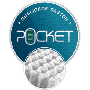 Conjunto Box Castor Pocket Premium Gel One Face - 74cm