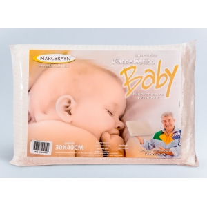 Travesseiro Marcbrayn Baby Visco - 4cm