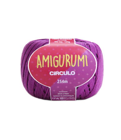 Fio Amigurumi 254m 6614 Alfazema Circulo