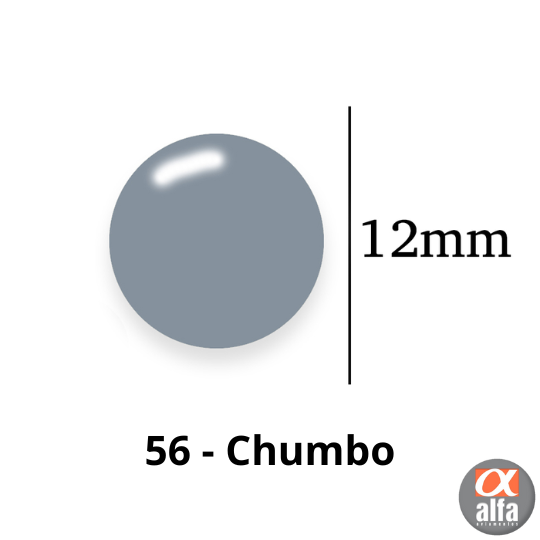 Botão de Pressão de Plástico Colorido 12mm 200 unidades 56 Chumbo Ritas