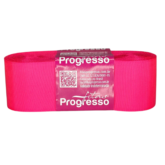 Fita Gorgurão Gp009 38mmx10m 279 Rosa Cítrico Progresso
