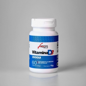 Vitamina D3 em cápsulas softgel - 2000UI