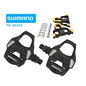 Pedal Shimano PD-RS500 Speed Clipless de Encaixe SPD Preto