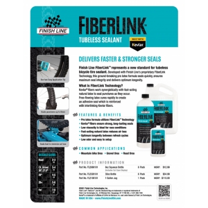 Selante Finish Line FiberLink Latex e fibra de kevlar  240ml