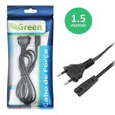 CABO DE ENERGIA AC TIPO 8 1.5M 2X0.75MM GREEN/ CHIP SCE