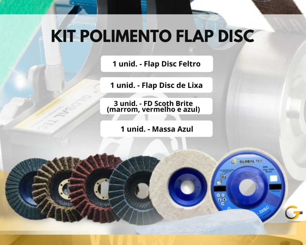 Kit Polimento Flap Disc