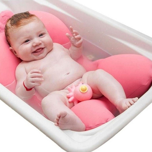 Almofada De Banho Para Bebê Buba Rosa