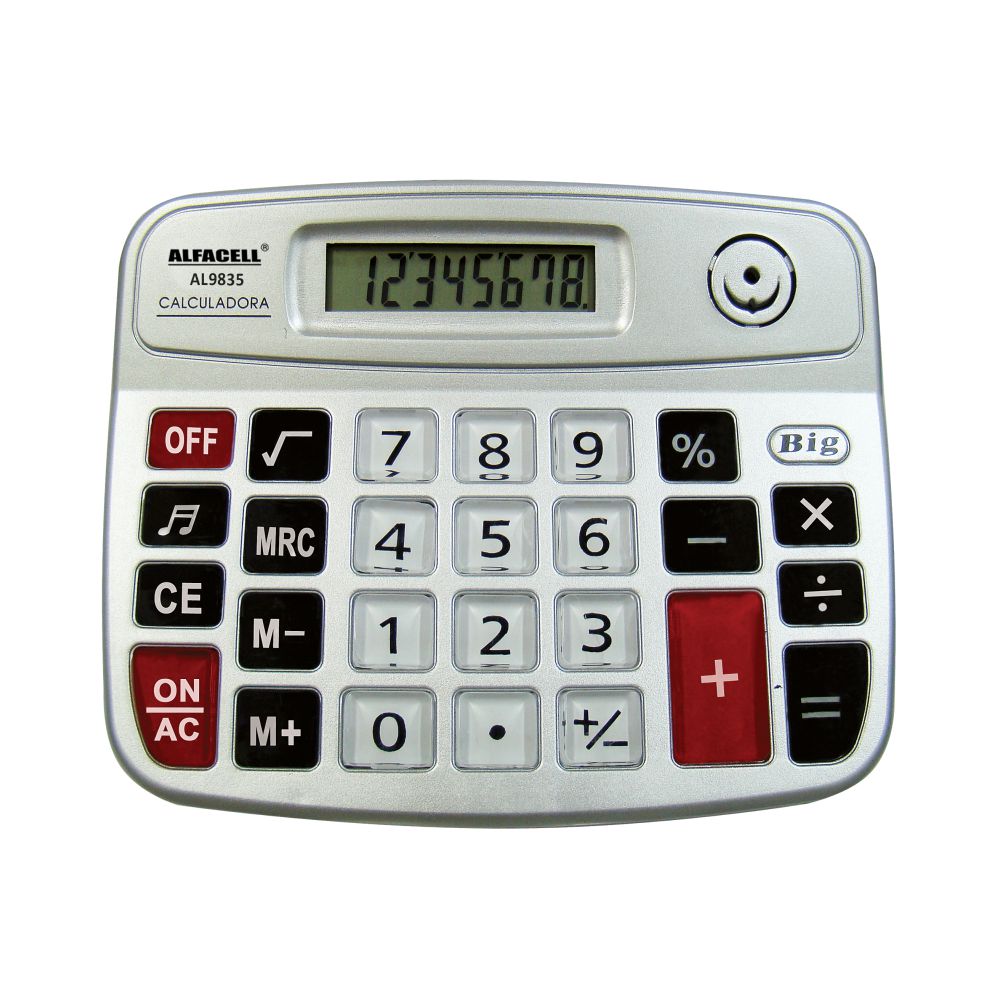 Calculadora De Mesa 8 Digitos 9835 Alfacell