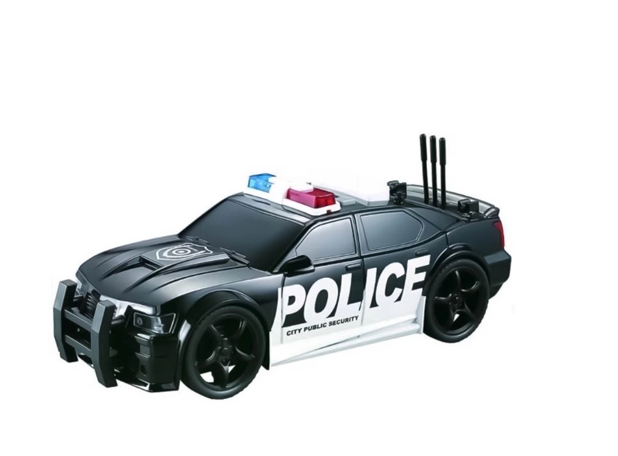 Carro de Polícia Com Luz Som e Fricção 000762 Shinytoys