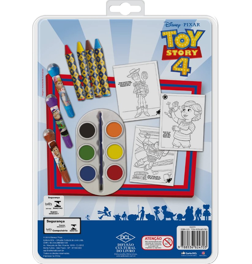 Livro De Colorir Disney Super Color Pack Toy Story DCL