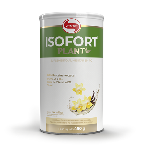 ISOFORT PLANT 450G BAUNILHA  - VITAFOR