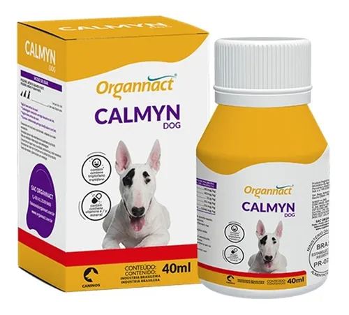 Calmyn Dog Organnact 40 Ml Age Com Calmante Para Cães