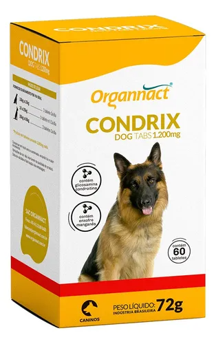Condrix Suplemento Saúde Animal Para Cachorros 1200mg
