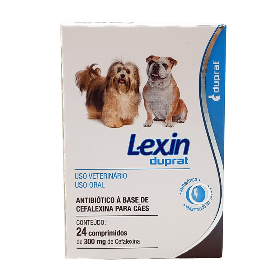 Lexin 300mg 24 Comprimidos Duprat (cefalexina)
